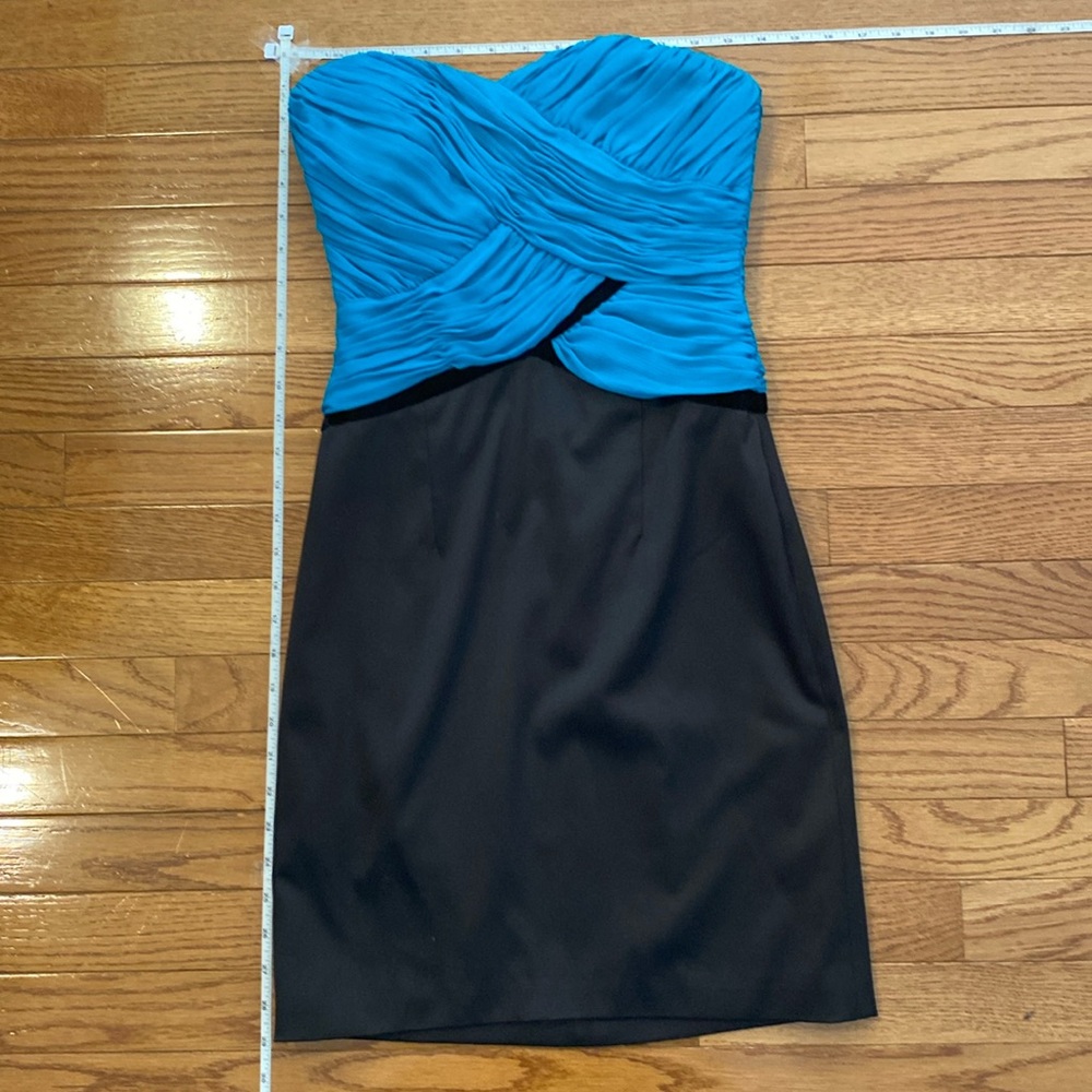Strapless cocktail dress
